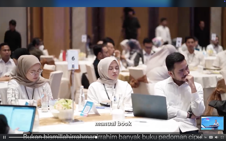 Participants at the Launch of Indonesia's RIA