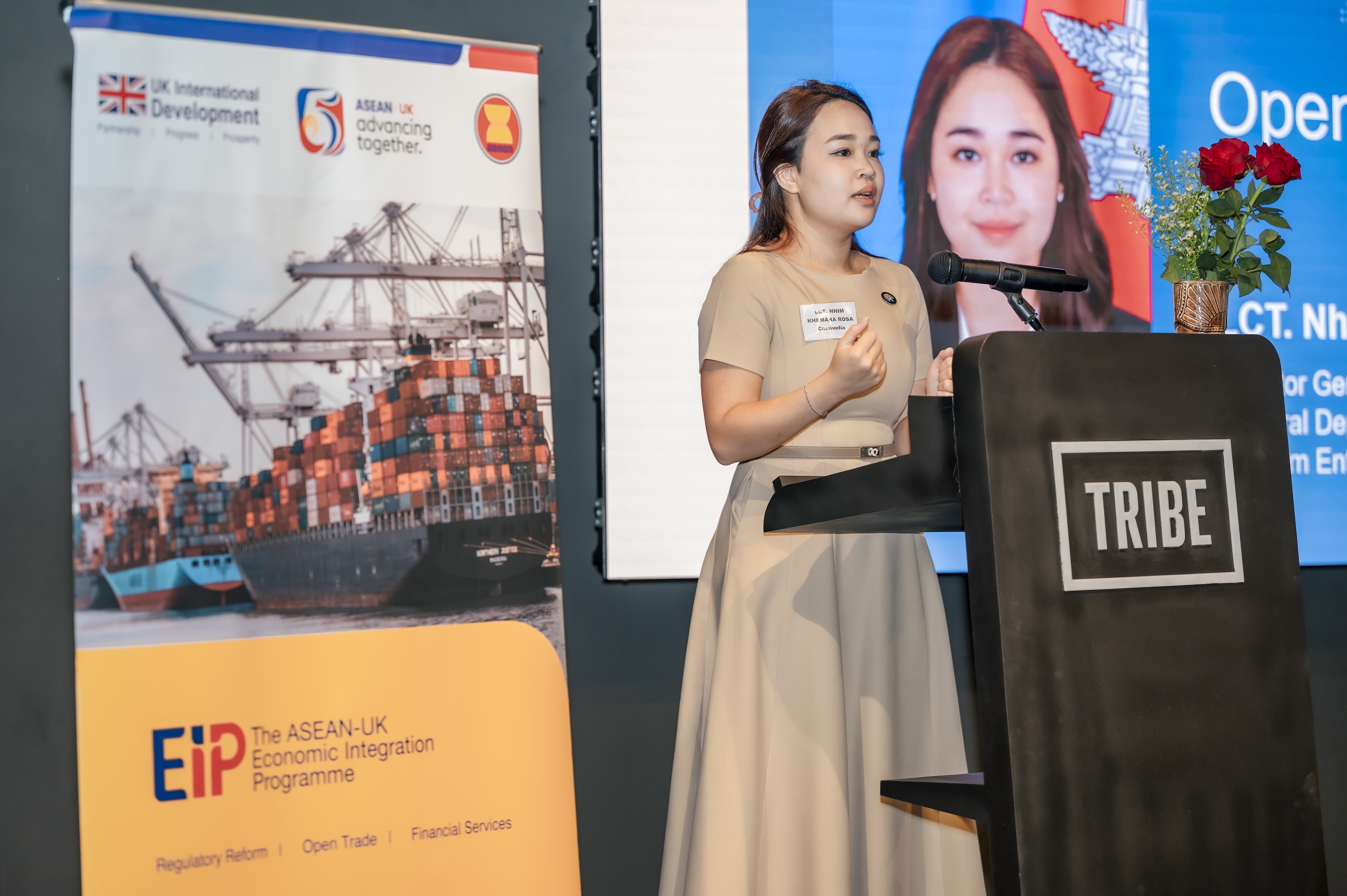 Cambodia Government Representative providing her remarks